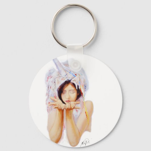 Het cadeau sleutelhanger (Voorkant)
