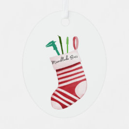 Het cadeauprogramma van de microader met impliment metalen ornament