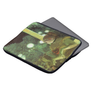 Het Cafe Concert van Edgar Degas, Vintage Fine Art Laptop Sleeve