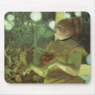 Het Cafe Concert van Edgar Degas, Vintage Fine Art Muismat
