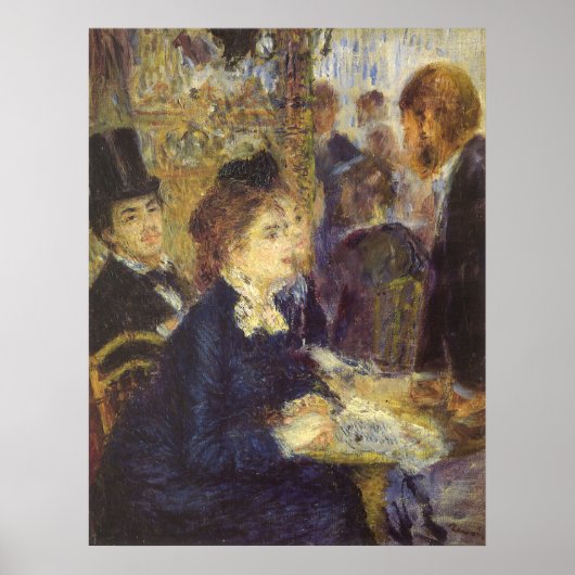 Het Café van Pierre Renoir, Vintage Impressionisme Poster (Voorkant)
