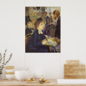 Het Café van Pierre Renoir, Vintage Impressionisme Poster (Keuken)