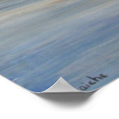 Het Calm Water van de Landschapskunst van Akyaka Poster (Hoek)