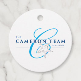 Het Cameron Team personaliseerde Bedankjes Labels