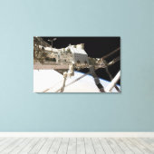 Het Canadese Dextre-roboticasysteem Canvas Afdruk (Insitu (Houten vloer))