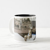 Het Canadese Dextre-roboticasysteem Tweekleurige Koffiemok (Voorkant links)