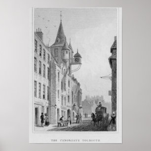 Het Canongate Tolbooth in Edinburgh Poster