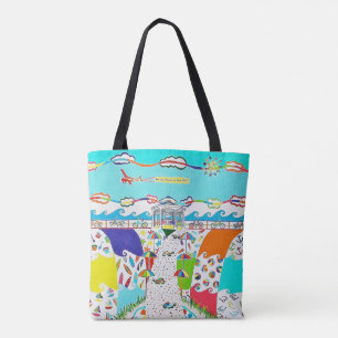 Het Canvas tas van de Promenade van de Stad van