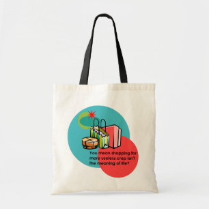 Het Canvas tas van Shopaholic