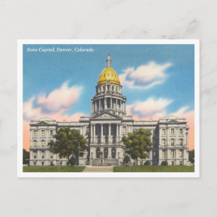 Het  Capitool van Denver Colorado Briefkaart