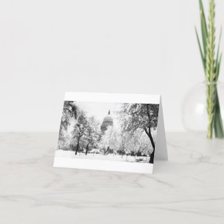 Het Capitool van Idaho onder Sneeuw Kaart