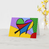 Het capricieuze Wenskaart van het Hart van het Kaart (Gele Bloem)