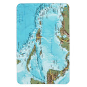 Het Caribisch gebied (kaart) Magneet (Verticaal)