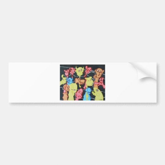 Het carnaval bumpersticker (Voorkant)