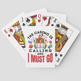 Het casino belt en ik moet een grappige gok maken. pokerkaarten