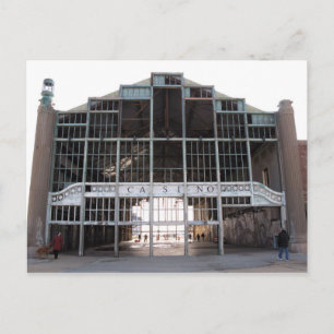 Het Casino-gebouw, Asbury Park NJ Briefkaart