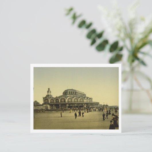 Het casino, Oostende, België Briefkaart (Staand voorkant)