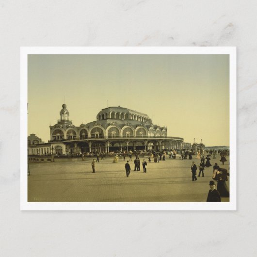 Het casino, Oostende, België Briefkaart (Voorkant)