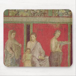 Het catechisme met een jong meisje dat leest muismat