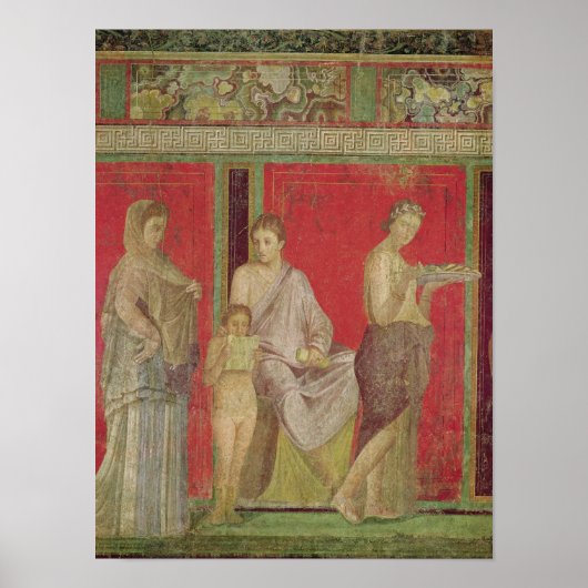 Het catechisme met een jong meisje dat leest poster (Voorkant)