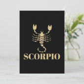 Het "Celestial Astrology Horoscope Scorpio"-teken (Staand voorkant)