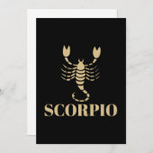 Het "Celestial Astrology Horoscope Scorpio"-teken (Voorkant / Achterkant)