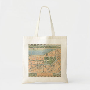 Het centrale deel van Boston, Massachusetts kaart Tote Bag