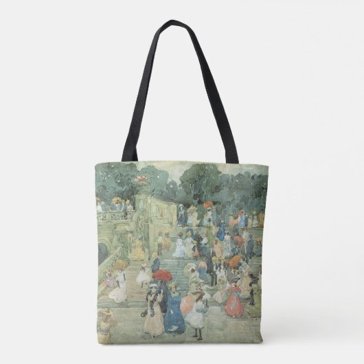Het centrale park van Maurice Prendergast Draagtas (Achterkant)