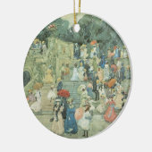 Het centrale park van Maurice Prendergast Keramisch Ornament (Links)