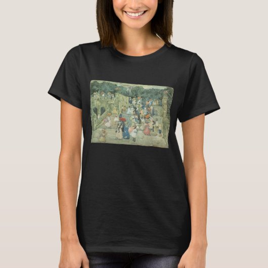 Het centrale park van Maurice Prendergast T-shirt (Voorkant)