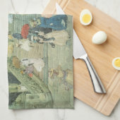 Het centrale park van Maurice Prendergast Theedoek (Quarter Fold)