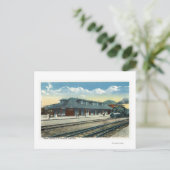 Het centrale station van Maine Briefkaart (Staand voorkant)