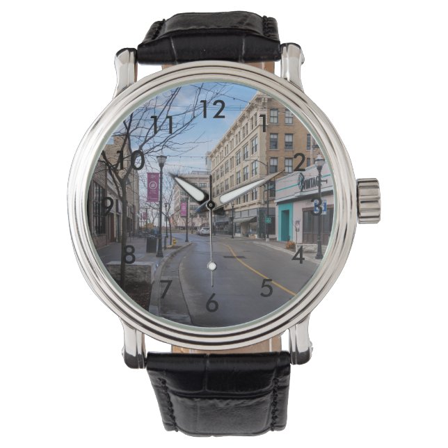 Het centrum Springfield Horloge (Voorkant)