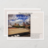 Het centrum van Birmingham Briefkaart (Voorkant / Achterkant)