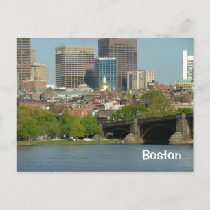 Het centrum van Boston Briefkaart