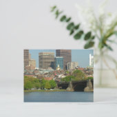 Het centrum van Boston Briefkaart (Staand voorkant)