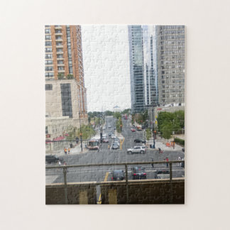 Het centrum van Chicago puzzle Legpuzzel
