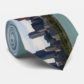 Het centrum van Chicago Stropdas (Opgerold)