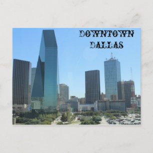Het centrum van Dallas Texas # 3 Briefkaart