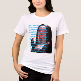 Het centrum van de macht – vrouwelijke energie Tri-Blend shirt
