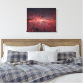 Het centrum van de Melkweg Canvas Afdruk (Insitu (Slaapkamer))