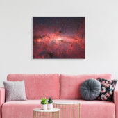 Het centrum van de Melkweg Canvas Afdruk (Insitu (Woonkamer))