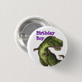 Het Centrum van de Partij van tyrannosaurussen Ronde Button 3,2 Cm (Voorkant /achterkant)