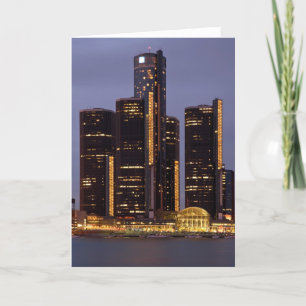 Het Centrum van de Renaissance van Detroit bij Kaart