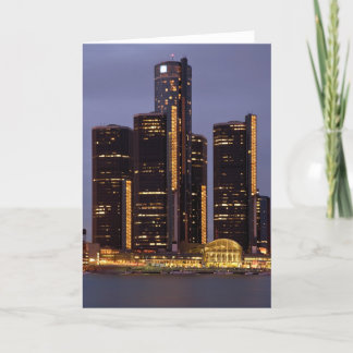 Het Centrum van de Renaissance van Detroit bij Kaart