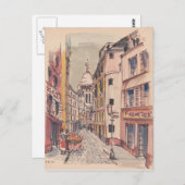 Het centrum van Europa Briefkaart (Voorkant / Achterkant)