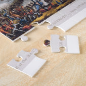 Het centrum van het Britse leger in actie bij de B Legpuzzel (Zijkant)