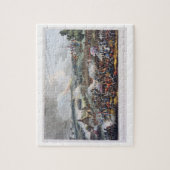 Het centrum van het Britse leger in actie bij de B Legpuzzel (Verticaal)