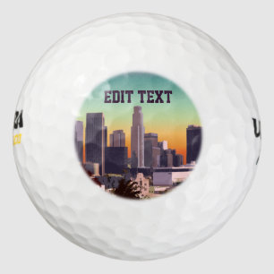 Het centrum van Los Angeles -  Afbeelding Golfballen