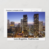 Het centrum van Los Angeles Briefkaart (Voorkant / Achterkant)